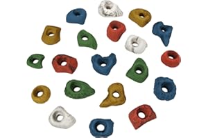 ‎ALPIDEX ALPIDEX Klettergriffe Größe S | Tritte | Kleine Klettersteine | 20 oder 40 Stück Formen