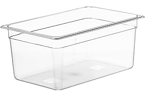 Sous-Vide LIPAVI C15-18 litres, 44,8 x 29,1 x H : 20,3 cm. Polycarbonate solide et transparent. Couvercles assortis pour Anova, Wancle et autres marques. Vendus séparément. Convient au L15