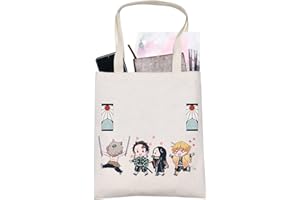 LEVLO Slayer Trousse à maquillage Tanjirou Anime Cosplay Cadeau Slayer Tanjiro Cartoon Trousse à fermeture éclair pour la famille et les amis (Slayer Tanjiro Tote)