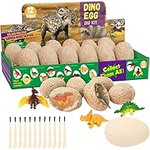 kayqbonke 10 stuks houten dinosaurus-knutselset voor kinderen, doe-het-zelf dino-houten knutselsets met kleurrijke stiften, 3D-dinosaurus, houten knutselset voor feestdecoratie