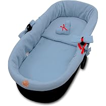 Mousseline Bekleding Wiegjes 3-Delig Set - Lichtbeige - Kussen & Inzet