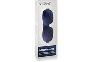 OHROPAX - Schlafmaske 3D in blau - 1 Stück - Dreidimensionale Form dunkelt vollständig ab - Augen und Nase bleiben frei, kein