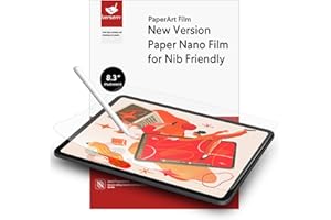 BERSEM 2 Piezas Protector Pantalla de Papel para iPad mini 6 (8,3 Pulgadas, Modelo 2021, 6.ª Generación) Película PET Mate, Antirreflejos, Escribe como Papel