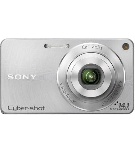 Sony Cyber-shot W350 Silver 14.1MP Digital Camera with 2.7