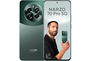 realme NARZO 70 Pro 5G (Glass Green, 8GB RAM,256GB Storage) Dimensity 7050 5G Chipset | Horizon Glass Design | Segment 1st Fl