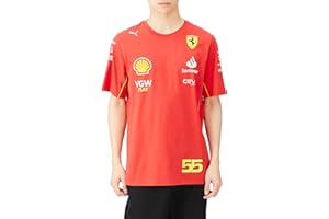 PUMA Camiseta Carlos Sainz Scuderia Ferrari 2024 para Hombre - Rojo Quemado