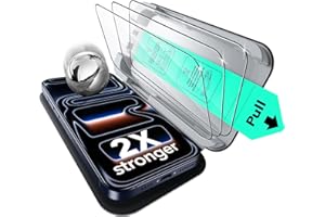 ESR 3 Pezzi, Pellicola Vetro per iPhone 17 Pro Max, Grado militare, Durezza 9H Pellicola prottetiva, Vetro temperato a copertura totale con supporto UltraFit, Infrangibili