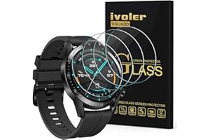 ivoler 4 Piezas Protector de Pantalla para Garmin Epix Gen2 / Garmin Epix Gen 2, Cristal Vidrio Templado Premium, 9H Dureza, Antiarañazos, Sin Burbujas