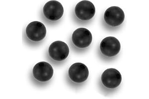 Bank Tackle 4mm Rubber Shock Beads. Rig Making Components. Buffer Beads Carp Fishing Tackle. 6 Colours Available.