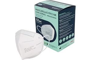 Grafoplas I Pack de 25 Mascarillas FFP2 Blancas: Protección Premium, Confort y Seguridad Garantizados I Radex