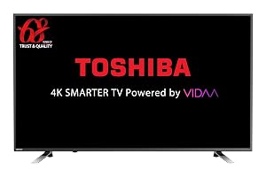 Toshiba 139 cm (55 inches) Vidaa OS Series 4K Ultra HD Smart LED TV 55U5865 (Black) (2020 Model)