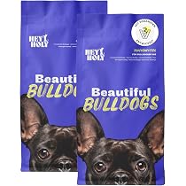 HEY HOLY Premium Trockenfutter Für Bulldoggen – 7kg, Getreidefrei, Mit Lachs, Hypoallergen
