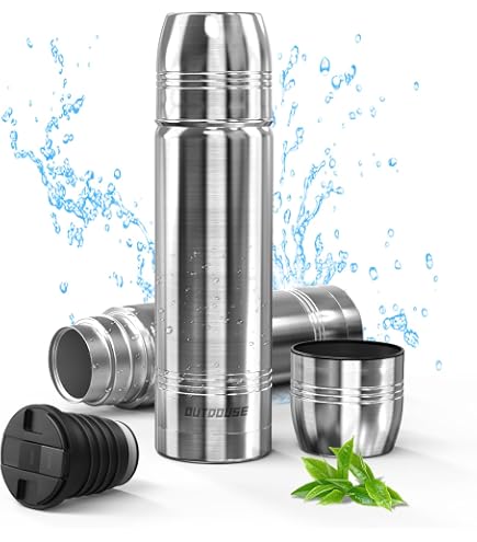 Mini Thermos De 200 Ml - Bouteille Isotherme Pour Café, Lait, Eau