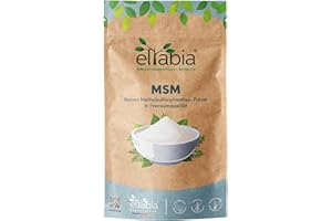 ELTABIA MSM Pulver 1kg | 99,9% reiner organischer Schwefel | Premium Methylsulfonylmethan ohne Zusätze | Vegan