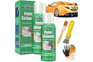 CAMIC Rayhong Paint Stripper, Rayhong Efficient Paint Stripper, High Efficiency Paint Remover for Metal Surfaces, Automotive Paint Stripper, Strong Paint Remover for Wood, Metal, Masonry (2pcs)