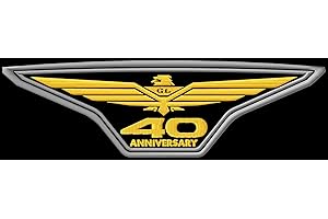 Masterpatch Hon Gold Wing 40° Anniversario Goldwing XL Patch Destinata per Honda Goldwing Bikers Chopper Moto Moto Moto Aufnäher Parche Bordado Brodé patch écusson Toppa ricamata
