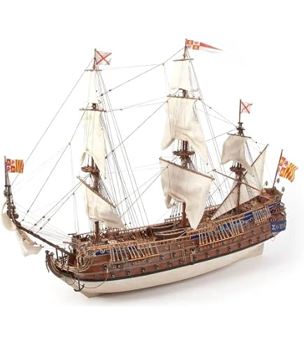 Pack 1 De 6 - Kit De Maqueta De Barco Montañés A Escala 1:70 Por Occre (Ref. 15000-P1)