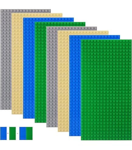 Base Per Costruzioni Feleph 4 Pezzi 25x25 Cm - Tema Mare Con Spiaggia Ed Erba - Foto 11