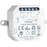 LoraTap Interruttore WiFi Alexa, Smart Timer Switch Funziona in Parallelo con Interruttore a Parete Originale, Compatibile co