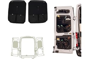 VanEssential Rear Door MIDDLE Storage Panels (Pair) Designed for Ford Transit High/Mid Roof (Van Years 2015 to Current Model)