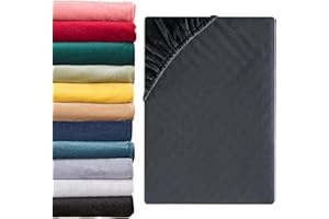 Beqnat Spannbettlaken 140x200cm - 160x200cm Winter Teddy Plüsch Bettlaken Flauschig Fleece Spannbetttuch Cashmere Touch Kuschelig Spannleintuch | Farbe: Anthrazit