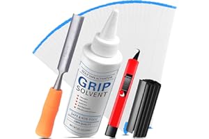 AXKAL Golf Grip Kits for Regripping Golf Clubs, Professional Quality Including Grip Solvent Golf Grip 15 Strips Tape Hook Blade Rubber Vise Clamp And Tape Remover Tool
