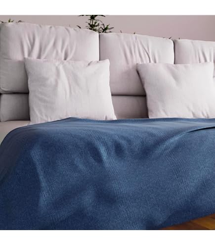 Home Tresor Telo Arredatutto Granfoulard Multiuso - Copridivano/Copriletto 240x280 Cm, Fantasia Beige