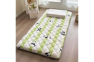 Danchen Japanische Futon-Matratze, weiche Tatami-Schlafmatte für Erwachsene, tragbar, faltbar, Camping-Auto-Pad, Schlafsaal, Gästebett, Matratze (90 x 200 cm, A)