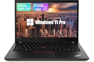 Thinkpad T490 Business bärbar dator, 14 tum FHD Notebook, Intel Core i5-8265U, 16 GB DDR4 RAM, SSD, QWERTY tangentbord, Windows 11 Pro