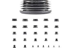 KEAY VITAL PARTS 34mm Plastic End Caps, Black Round Tube Inserts, Pack of 4 (See Second Image for Ordering Guide) - Made in Germany
