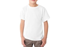 Looks Divine Gift Kids T-Shirt Crew Neck Short Sleeve Boys Cotton T-Shirt Plain Tops for Childerns