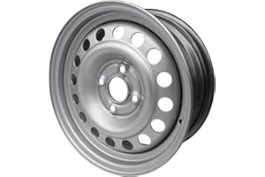 TRAILER PARTS4U ML 57 Jante en acier pour remorque 5,5 J x 14" 100 x 4 ET30 Charge maximale 700 kg Pour caravane, caravane, remorque, camping avec valve au choix (simple)