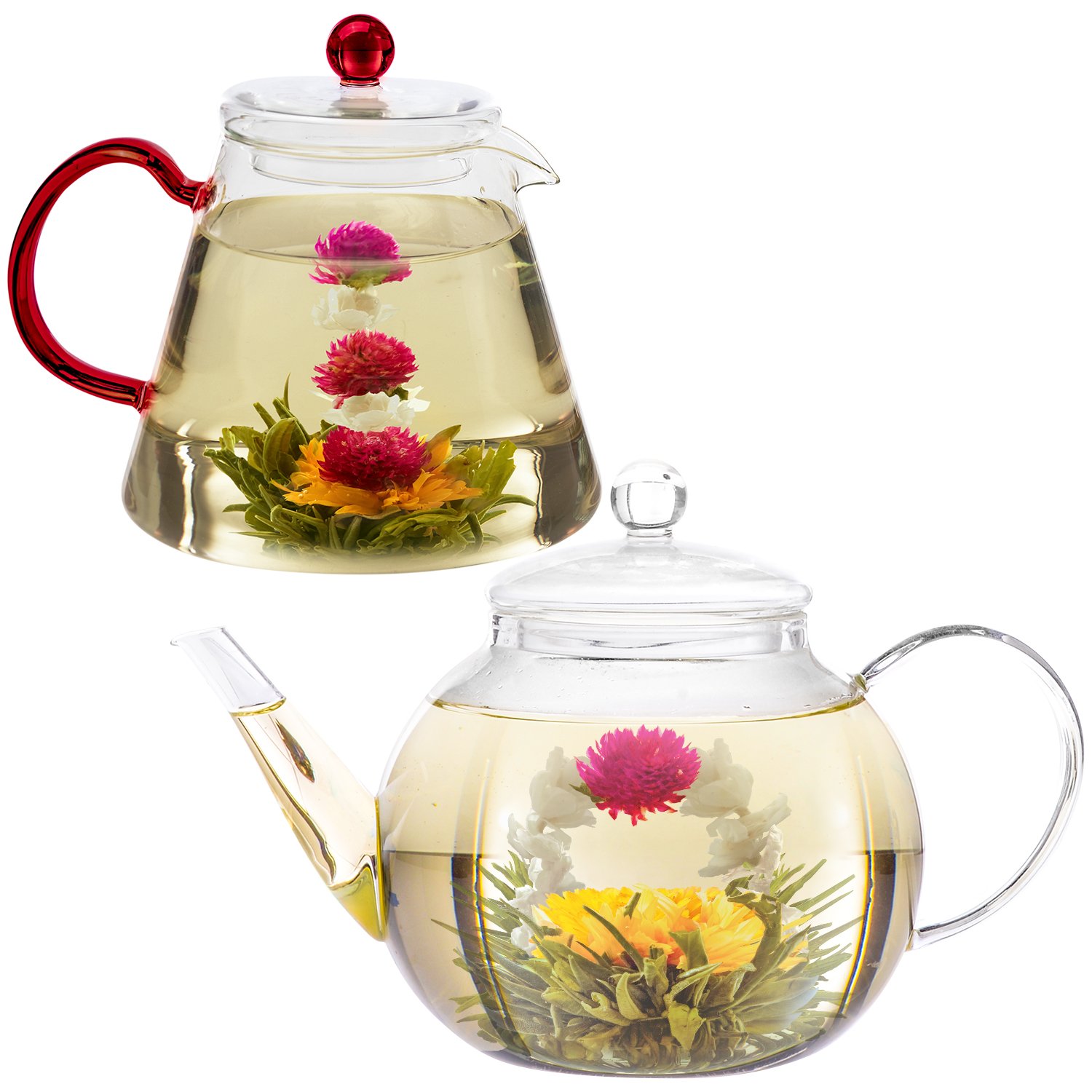Teabloom Confezione Fiori di Tè - Selezione Fiori di Tè di Prima Qualità dai Giardini Più Belli del Mondo - 12 Varietà… - immagine 8