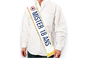 SUD TRADING COMPANY Sud Trading Cie Echarpe Tricolore Mister 18 Ans - Coloré - Taille Unique