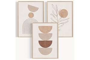 OHBIMBA® Lot de 3 Tableau Decoration Murale Affiche Décoration Chambre Maison Cousine - Poster Mural Tableaux Déco Boho Salon