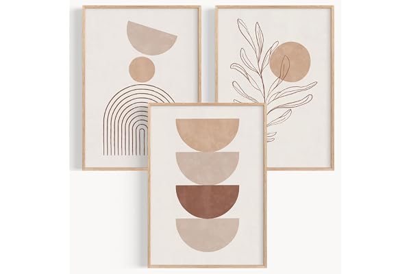 OHBIMBA® Lot de 3 Tableau Decoration Murale Affiche Décoration Chambre Maison Cousine - Poster Mural Tableaux Déco Boho Salon