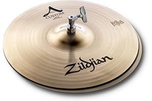 Zildjian A Custom Series - 14 Inch Hi-Hat Cymbals - Pair - Brilliant finish