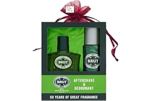 Men Fragrance Bundle Gift Set: Deodorant Body Spray Original 200ml and Aftershave Original 100ml with Deluxio Gifts Gift Bag