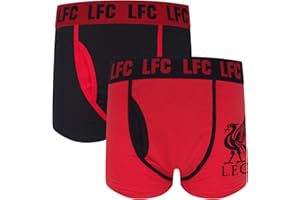 Liverpool FC - Herren Premium-Boxershorts mit Vereinswappen - Offizielles Merchandise - Geschenk für Fußballfans