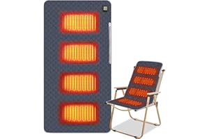 ‎LES-THERESA Les-Theresa Beheiztes Sitzkissen, 45 * 90 cm Elektrisches Heizkissen mit 3 Heizstufen Tragbare Wärmekissen Elektrisch, Schneller Heiztechnologie, USB 5V Heizsitzkissen für Stadion, Camping, Outdoor