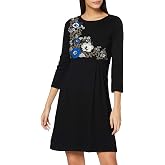 Robe Desigual Cristal – Motif Floral, Manches Longues, Tulle – Style Décontracté Pour Femme