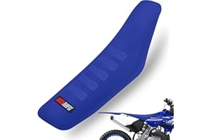 MCHMFG Universal Gripper Soft Seat Cover for All Bike Dirt Motorcycle MX Cross Enduro Blue
