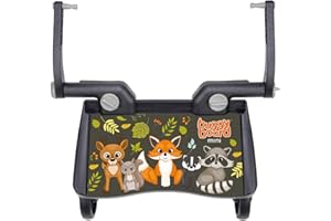 CHEEKY RASCALS LTD Lascal BuggyBoard Mini Special Edition | Universal Board, Compatible with Over 99% of Pushchairs | Ideal for Smaller Strollers (Woodland Animals)