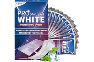 OKALABANDEE 28 Stück Zahnaufhellungsstreifen, Zahnaufhellung Whitening Strips, Nicht empfindliche Zahnaufhellung, Diskretes Tragen, Einfache Handhabung, Für Zu Hause