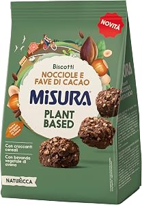Misura Naturìcca Biscotti Nocciole e Fave di Cacao - con Avena 260 gr