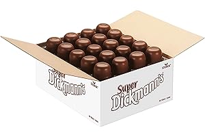 ‎SUPER DICKMANN'S Super Dickmann's Schaumküsse 40-er Partybox (1 x 1409g) – Schokoküsse mit lockerem Schaum, knuspriger Waffel und umhüllt von Vollmilch-Schokolade