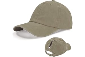 LIVACASA Baseball Damen Pferdeschwanz Baseball Cap Waschbar Hut Atmungsaktiv Cappi Sonnenhut Sonnenschutz Mädchen Kappe Schirmmütze Einheitsgröße Cappy Baseballkappe Kopfumfang 52-61cm