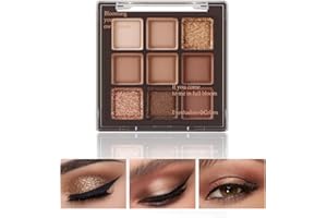 Boobeen Paleta cieni do powiek Nude - matowy i połyskujący makijaż, kremowe cienie do powiek o wysokiej pigmentacji, neutralny wygląd oczu, długotrwałe noszenie