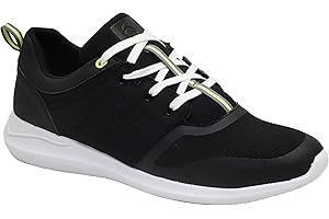 Henselite HM74 Lightweight Breathable Lawn Bowls Shoes for Men - Black