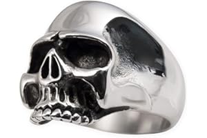 Fly Style; Men's Skull Ring; Stainless Steel; Keith Richards